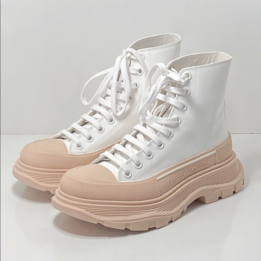 Alexander McQueen Tread Slick Boots size 37 - Picture 1 of 13